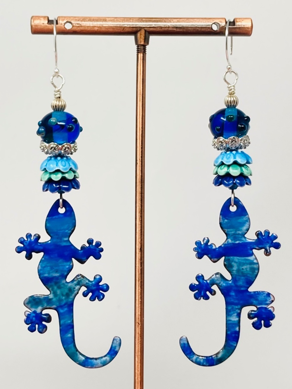 Southwest Gecko Earrings